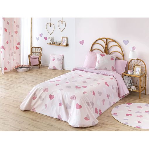 Nórdica Piezas Corazones Cama 90 con en Carrefour | Ofertas Carrefour Online