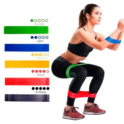 Cintas Elasticas Musculacion, 5 Resistance Bands, Gomas Elasticas