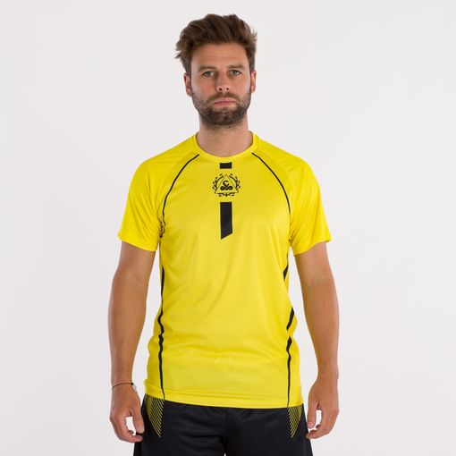 Camiseta técnica deportiva Amarilla