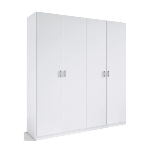 Armario 2 Puertas Abatibles Acabado Blanco 180 Cm(alto)80,4 Cm(ancho)51  Cm(fondo) en Planeta Huerto