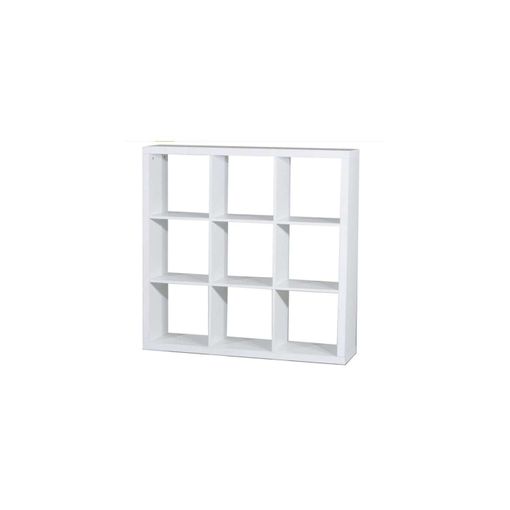 Estantería pequeña kubox 2x2 acabado blanco, 83 cm(alto)76 cm