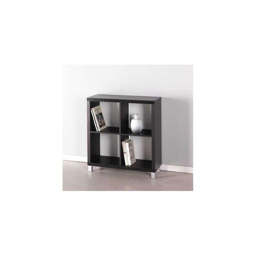 Estantería Pequeña Kubox 2x2 Acabado Negro, 83 Cm(alto)76 Cm(ancho)29  Cm(fondo) , Color - Negro con Ofertas en Carrefour