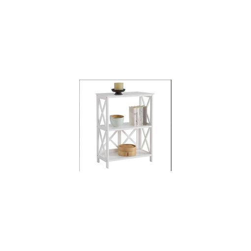 Estantería Victoria 3 Baldas Acabado Blanco 77 Cm(alto)60 Cm(ancho)30 Cm(fondo).  , Color - Blanco con Ofertas en Carrefour