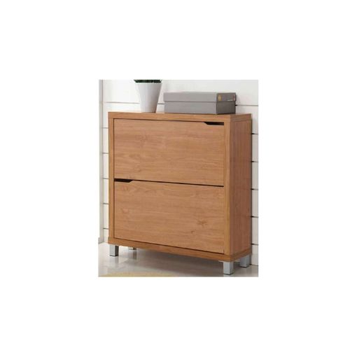 Mueble Zapatero Eco De 3 Puertas Acabado Roble Cambrian, 60 Cm