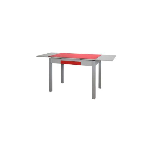 Mesa De Cocina Extensible En Varios Colores Victoria, 100/160 X 60 X 76 Cm  (largo X Ancho X Alto) , Color - Rojo con Ofertas en Carrefour