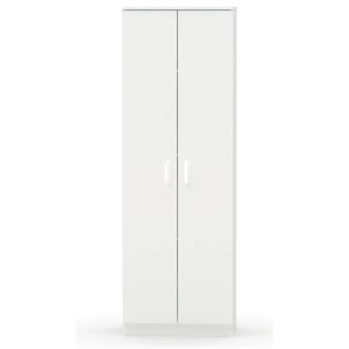 Armario Multiusos Con Dos Acabado Blanco, 180cm(alto) 60cm(ancho)  35cm(fondo) , Color - Blanco con Ofertas en Carrefour