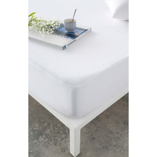 PROTECTOR DE COLCHON 200X200 BLANCO