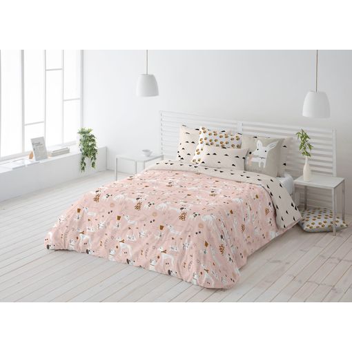 Ropa de Cama 135x190 Perro Mascota - Funda Nordica 220 x 240 cm y 2 Fundas  de Almohada 50x75 cm, Juego de Cama de Microfibra Suave con Estampado, con  Cremallera : 