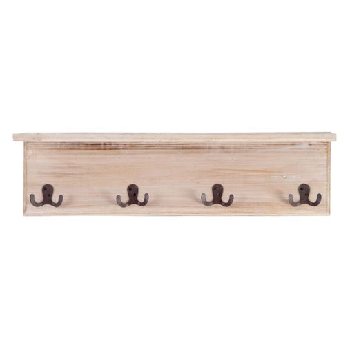 George Bernard Cumplido Pilar Perchero De Pared 65 X 15 X 18 Cm Madera De Abeto con Ofertas en Carrefour  | Ofertas Carrefour Online