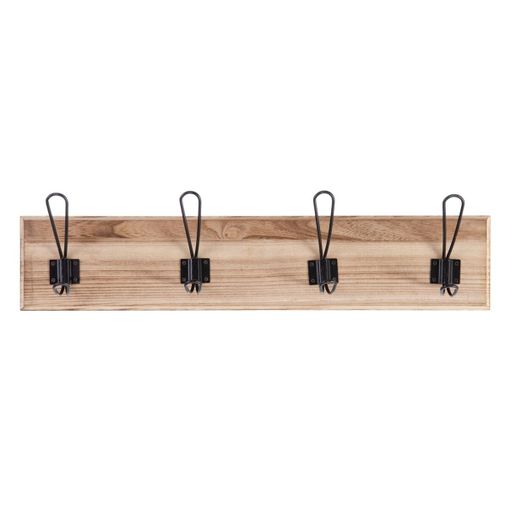 Perchero De Pared 60 X 8,5 X Cm Madera De con Ofertas en Carrefour | Ofertas Carrefour Online