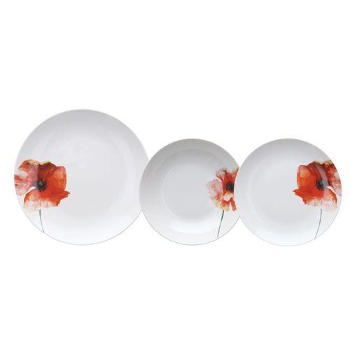 Vajilla 18 Piezas Hojas Porcelana 1 Cm con Ofertas en Carrefour