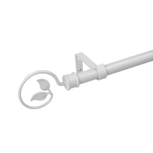 BARRA EXTENSIBLE 160-300 METAL BLANCO