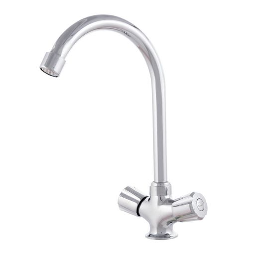 Grifo Lavabo Latón/Zinc, Negro, Agua Caliente-Fría, Latiguillos