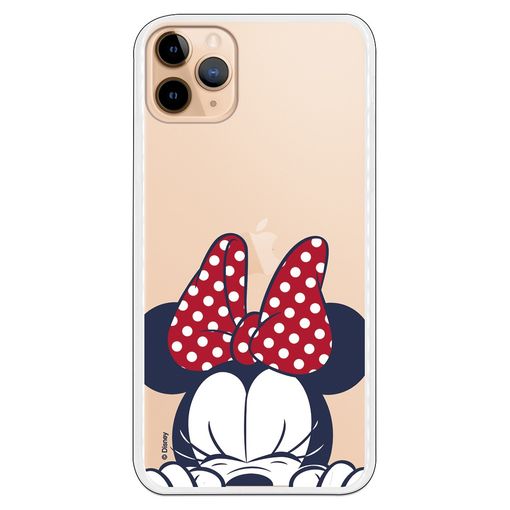 Funda Para Iphone 11 Pro Max Oficial De Disney Minnie Cara - Clásicos Disney