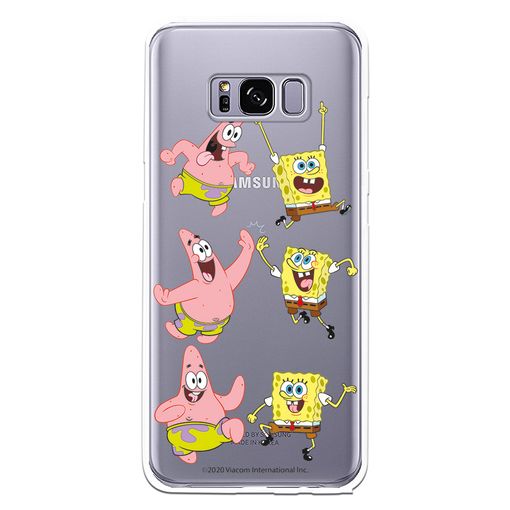 Funda Original Compatible Samsung Galaxy S8 - Bob Esponja Y Patricio 3 Poses con Ofertas en Carrefour | Ofertas Carrefour Online