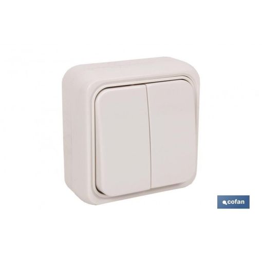 Doble Interruptor De Superficie Blanco Lg80 Focus con Ofertas en Carrefour