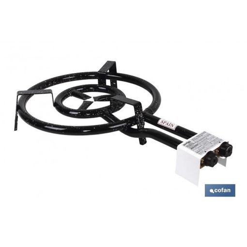 Paellero Gas Butano 2 Fuegos 40cm Hierro M400 La Ideal con Ofertas en  Carrefour