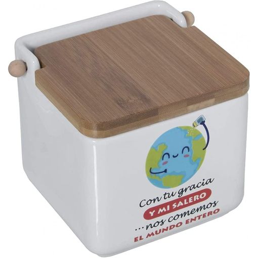 Azucarero De Cocina De Cerámica Con Tapa Original 11,2x11,2x10,3 Cm con  Ofertas en Carrefour