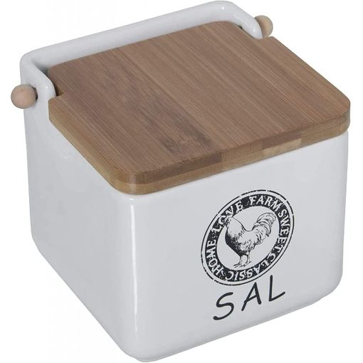 Saleros De Cocina Con Tapa Originales Cerámica Con Tapa 12x12x12 Cm