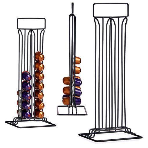 Dispensador De Cápsulas Nespresso 36 Cápsulas En Acero 10x37,5x15