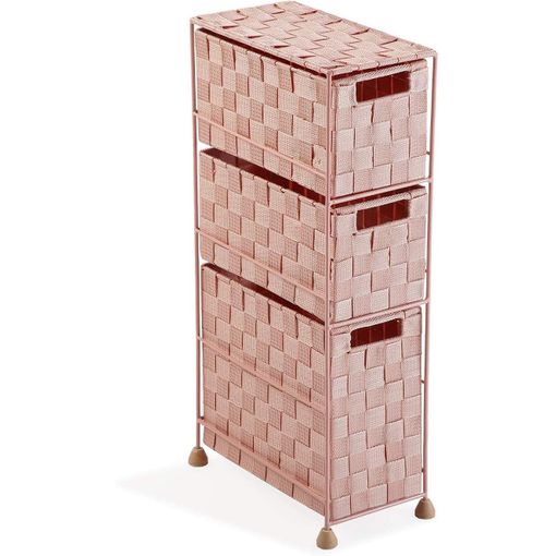 Cajonera De Almacenamiento Estrecho 3 Cajones De Tela 15,5x28x57 Cm con  Ofertas en Carrefour