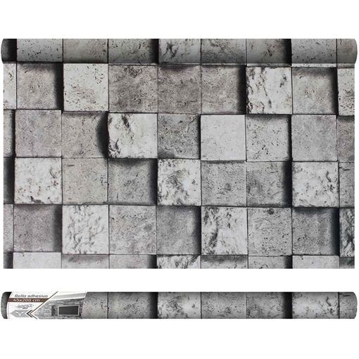 TIENDA EURASIA® Pack 2 Rollos Adhesivos para Muebles - Papel Adhesivo  Estampado Madera - 2 Rollos de 45 x 200 cm - 1,8 m²