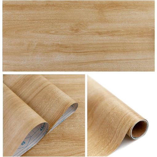 VINILO ADHESIVO DECORATIVO EFECTO MADERA MUEBLES MURO VINYL ADHESIVE FILM  ROLL