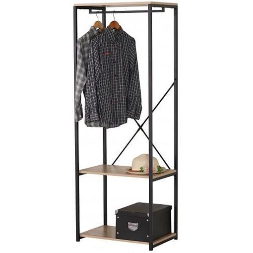 Armario Ropero Estructura Metalica Con Barra Y Baldas 60x40x167 Cm con  Ofertas en Carrefour