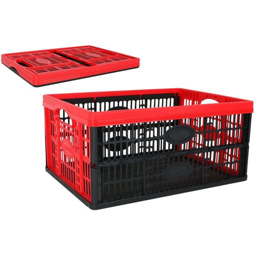 Caja/cesta plegable multiusos de plástico 16 Litros Tontarelli