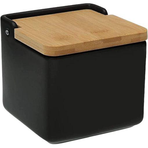 Salero De Cocina De Cerámica Con Tapa Original 12,2x12,2x11,5 Cm con Ofertas  en Carrefour