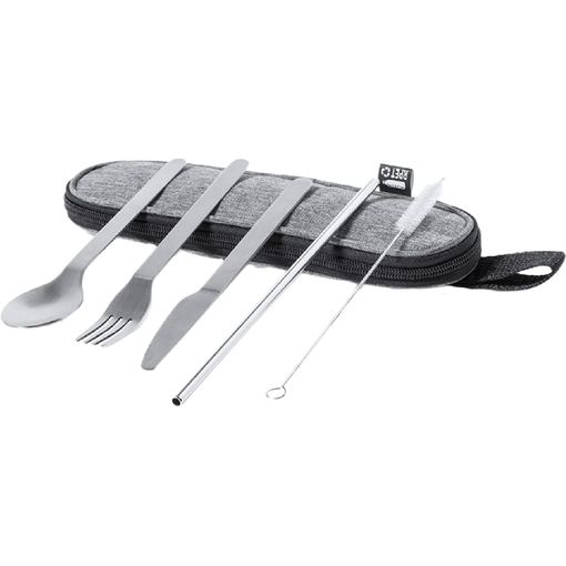 Set De 5 Cubiertos Para Llevar De Acero Inox con Ofertas en Carrefour