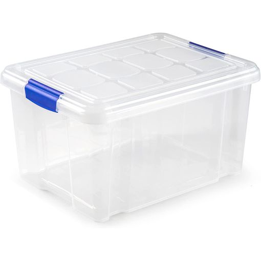 Life story caja almacenaje con tapa small 15l violet