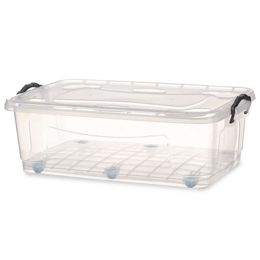 Cajas De Almacenaje De Plastico Con Asas Plegable 47.5 X 35 X 23.6 Cm con  Ofertas en Carrefour