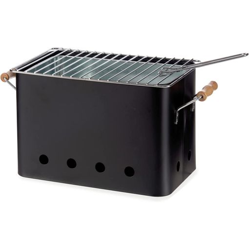 Barbacoa Portátil Rectangular para Carbón