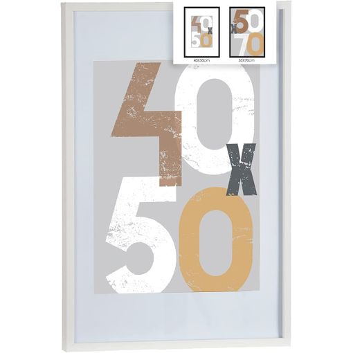 Set Marco Fotos A3 2pcs Madera (blanco) con Ofertas en Carrefour