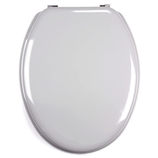 Tapa WC Universal Semidura, Bisagras de Acero, 43,5x37,5cm, Madera