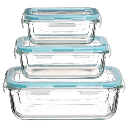 Fiambrera Hermetica Rectangular Borosilicato San Ignacio Vitoria 1500ml  Verde con Ofertas en Carrefour