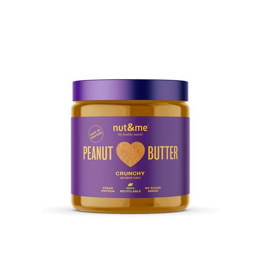 Crema De Cacahuete Crujiente 500g Nut&me - Sin Aceite De Palma / Sin Gluten