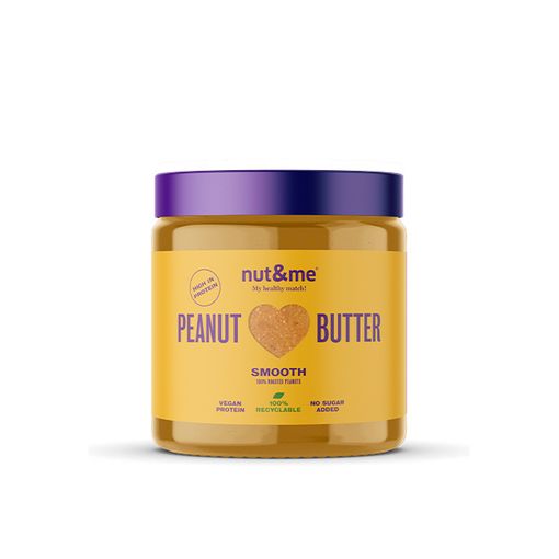 Crema De Cacahuete Cremosa 500g Nut&me - Textura Suave Y Deliciosa
