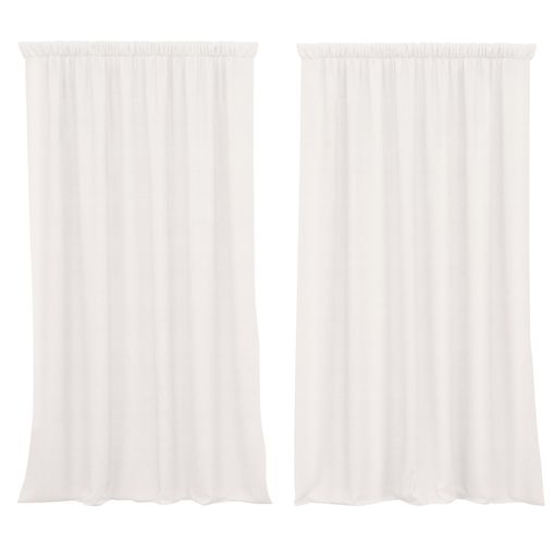 Cortinas Sandra - Cortina Visillo blanco de rayas blancas Precio: 400  Medidas: 54x90 Tenemos crema vainilla y crema chocolate. WhatsApps: (829)  990-3313, 809-697-322, 829-962-7871.