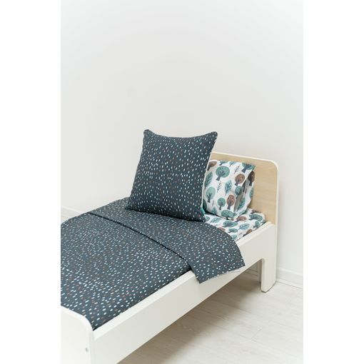 10xdiez Sabana Bajera Cuna Algodón Azul, (maxicuna - 70x140 Cm - Azul) con  Ofertas en Carrefour