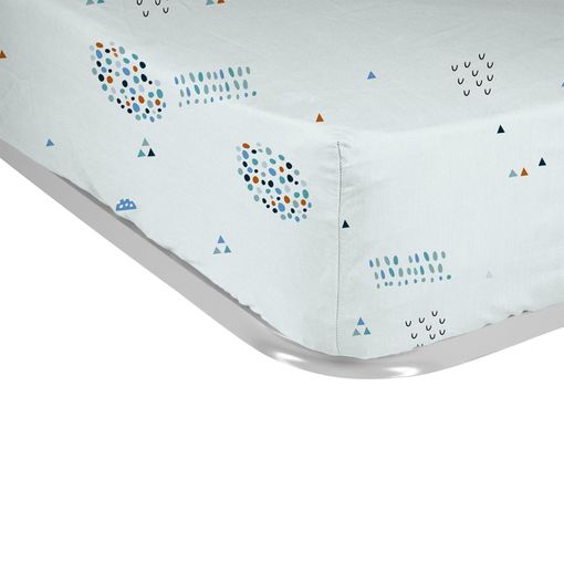Sabana Bajera Infantil Sokios Fantasy 90x200 Azul