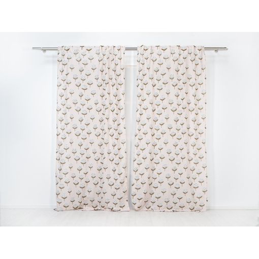 Visillo Bordado Flores Blanco De Poliéster De 140x260 Cm con Ofertas en  Carrefour