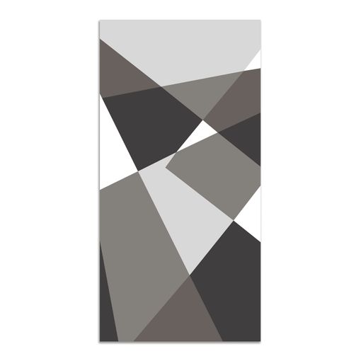 Alfombra vinílica geométrica gris claro Deblon basic