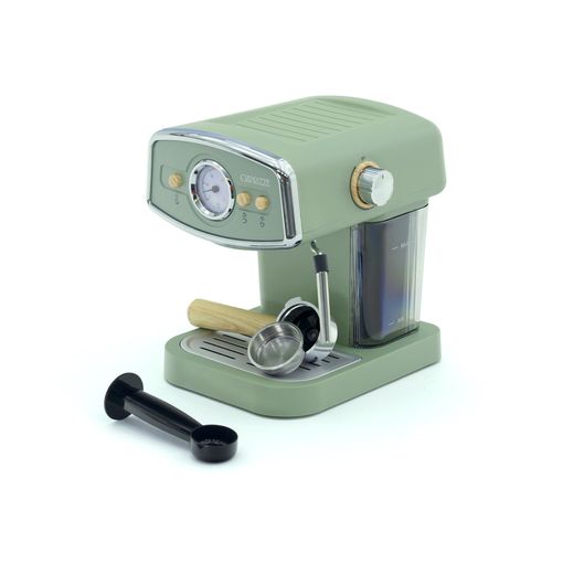 Cafetera Express Semiautomática Caprizze Kai 1050 W 15 Bares Capacidad Para  5 Tazas De Café Con Vaporizador Color Verde Mate con Ofertas en Carrefour