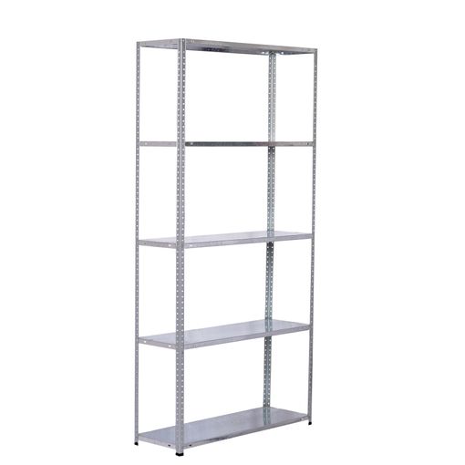 shelfplaza® HOME 200x100x30 cm Estantería galvanizada / estanterías fuertes  / estantería de 5 baldas / estanterías metálicas almacenaje /