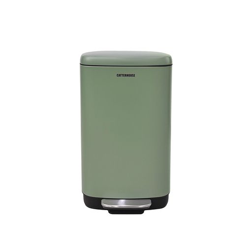 Les Collectors Cubo de Basura con Pedal, Metal, Verde, 40 L