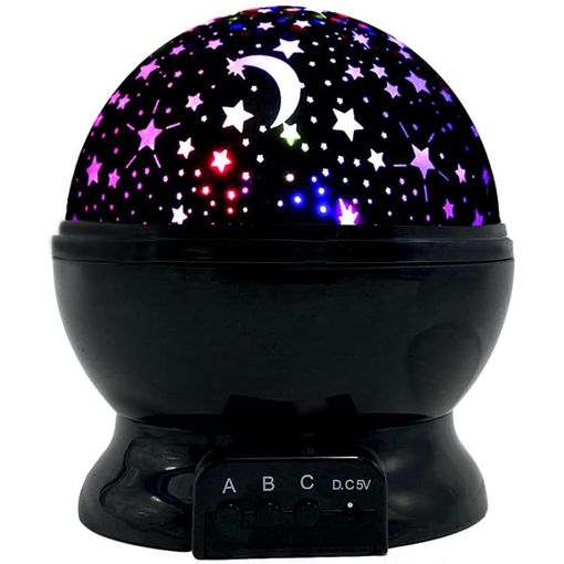 Proyector Lampara Para Niños 8 colores Luces LED Estrellas