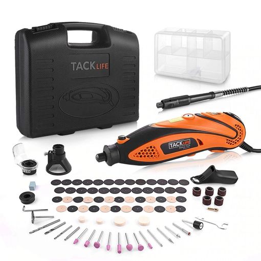 Mini Amoladora Eléctrica Tacklife Advanced Profesional Kit Herramientas  Rotatorias Multifunción 80 Accesori con Ofertas en Carrefour