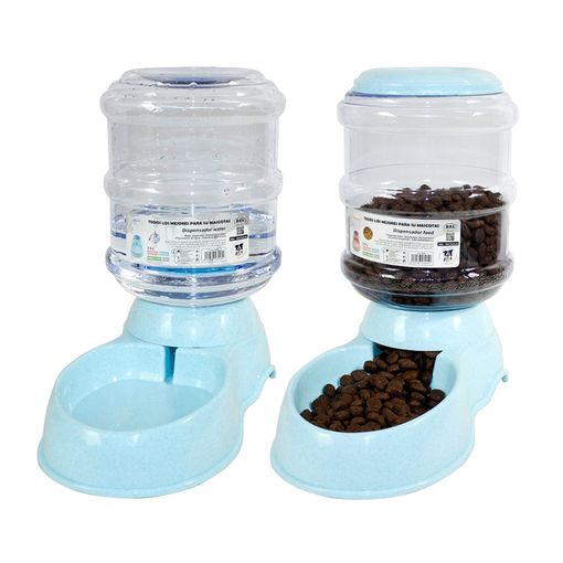 Comederos Para Gatos ROJECO, Fuente De Agua Automática De 2L, Bebedero Con  Filtro De Carbón Para Gatos, Dispensador Para Perros, Sensor Para Beber De  25,97 €